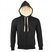 Толстовка унисекс на молнии SHERPA 280, черная арт. 00584312 Толстовка унисекс на молнии SHERPA 280, черная арт. 00584312