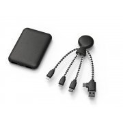 Внешний аккумулятор «BioPack» c кабелем «Mr. Bio», 5000 mAh