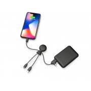 Внешний аккумулятор «BioPack» c кабелем «Mr. Bio», 5000 mAh