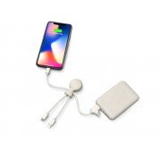 Внешний аккумулятор «BioPack» c кабелем «Mr. Bio», 5000 mAh