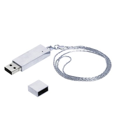 USB 2.0- флешка на 8 Гб в виде металлического слитка