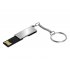 USB 2.0- флешка на 8 Гб с поворотным механизмом и зеркальным покрытием