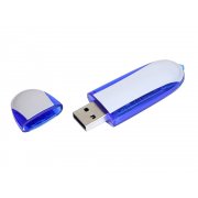 USB 3.0- флешка промо на 32 Гб овальной формы