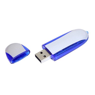 USB 3.0- флешка промо на 32 Гб овальной формы