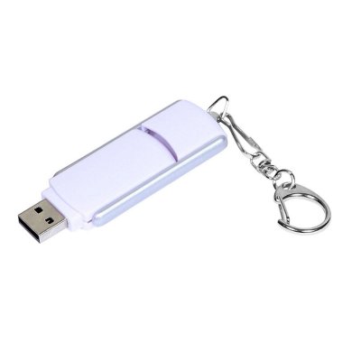 USB 3.0- флешка промо на 128 Гб с прямоугольной формы с выдвижным механизмом