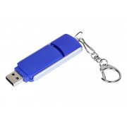 USB 2.0- флешка промо на 4 Гб с прямоугольной формы с выдвижным механизмом