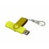 USB 2.0- флешка на 64 Гб с поворотным механизмом и дополнительным разъемом Micro USB