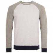 Толстовка унисекс SANDRO, светло-серый меланж с темным меланжем арт. 01700525