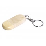 USB 2.0- флешка на 8 Гб овальной формы и колпачком с магнитом