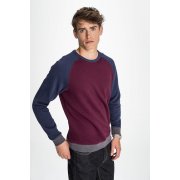 Толстовка унисекс SANDRO, темно-синяя с черным меланжем арт. 01700526