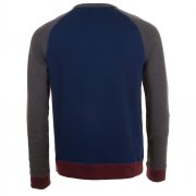 Толстовка унисекс SANDRO, темно-синяя с черным меланжем арт. 01700526