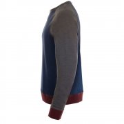 Толстовка унисекс SANDRO, темно-синяя с черным меланжем арт. 01700526