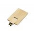 USB 2.0- флешка на 8 Гб в виде деревянной карточки с выдвижным механизмом арт. 7003.8.06