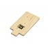 USB 2.0- флешка на 8 Гб в виде деревянной карточки с выдвижным механизмом арт. 7003.8.06