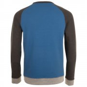 Толстовка унисекс SANDRO, синяя с черным меланжем арт. 01700527