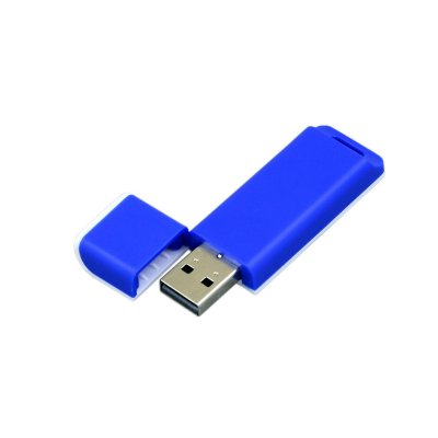 USB 2.0- флешка на 8 Гб с оригинальным двухцветным корпусом