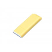 USB 2.0- флешка на 4 Гб с оригинальным двухцветным корпусом