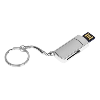 USB 2.0- флешка на 8 Гб с выдвижным механизмом и мини чипом