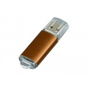 USB 2.0- флешка на 8 Гб с прозрачным колпачком