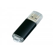 USB 2.0- флешка на 4 Гб с прозрачным колпачком