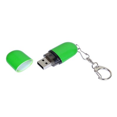 USB 2.0- флешка промо на 8 Гб каплевидной формы