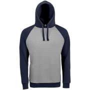 Толстовка унисекс Seattle, серый меланж c темно-синим арт. 02998110