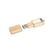 USB 2.0- флешка на 512 Мб кристалл в металле