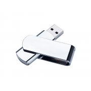USB 2.0- флешка на 8 Гб глянцевая поворотная