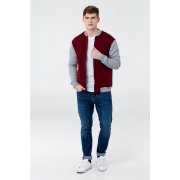 Бомбер College, бордовый арт. 11577.55 Бомбер College, бордовый арт. 11577.55