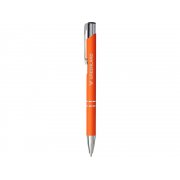 Ручка металлическая шариковая «Moneta» с антискользящим покрытием