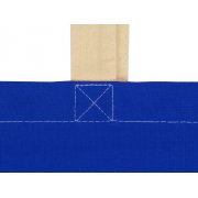 Сумка для шопинга «Twin» двухцветная из хлопка, 180 г/м2