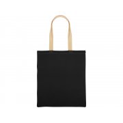 Сумка для шопинга «Twin» двухцветная из хлопка, 180 г/м2