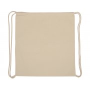 Рюкзак-мешок хлопковый «Lark» с цветной молнией