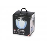 Портативная колонка «Geo», синяя подсветка