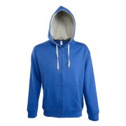 Толстовка мужская Soul Men 290 с контрастным капюшоном, ярко-синяя арт. 5234.44 Толстовка мужская Soul Men 290 с контрастным капюшоном, ярко-синяя арт. 5234.44