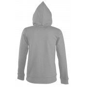 Толстовка женская на молнии с капюшоном Seven Women, серый меланж арт. 5574.10