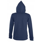 Толстовка женская на молнии с капюшоном Seven Women, темно-синяя арт. 5574.40