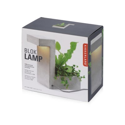 Настольная лампа из бетона «Blok Lamp»