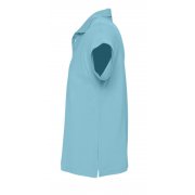 Рубашка поло мужская SUMMER 170, бирюзовая арт. 1379.42