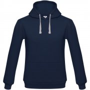 Толстовка с капюшоном Unit Kirenga, темно-синяя