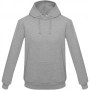 Толстовка с капюшоном Unit Kirenga Heavy, серый меланж