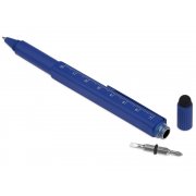 Ручка-стилус металлическая шариковая «Tool» с уровнем и отверткой