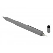 Ручка-стилус металлическая шариковая «Tool» с уровнем и отверткой