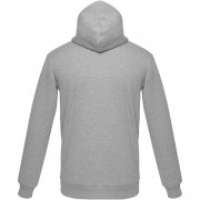 Толстовка на молнии с капюшоном Unit Siverga Heavy, серый меланж