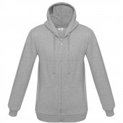 Толстовка на молнии с капюшоном Unit Siverga Heavy, серый меланж