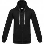 Толстовка на молнии с капюшоном Unit Siverga Heavy, черная