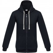 Толстовка на молнии с капюшоном Unit Siverga Heavy, темно-синяя