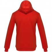 Толстовка на молнии с капюшоном Unit Siverga Heavy, красная