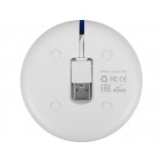 Беспроводное зарядное устройство «Disc» со встроенным кабелем 2 в 1 арт. 590902 Беспроводное зарядное устройство «Disc» со встроенным кабелем 2 в 1 арт. 590902