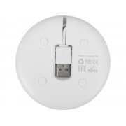 Беспроводное зарядное устройство «Disc» со встроенным кабелем 2 в 1 арт. 590958